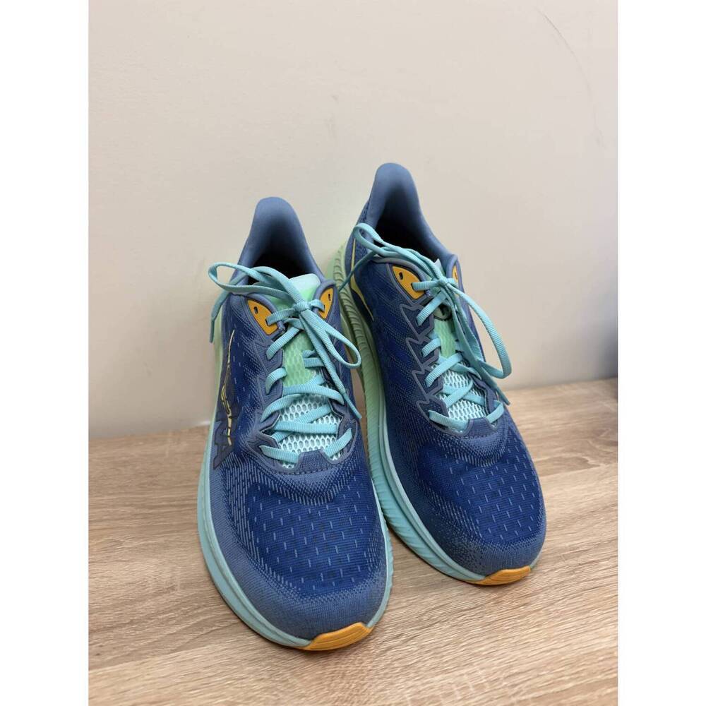 NEW HOKA men’s mach 6 pre-loved running shoe in dusk/shadow - Picture 7 of 8